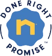 Done Right Promise logo with tm